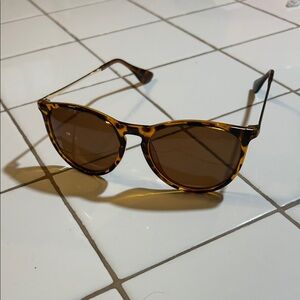 Gold and Tortoise Shell Sunglasses Ladies